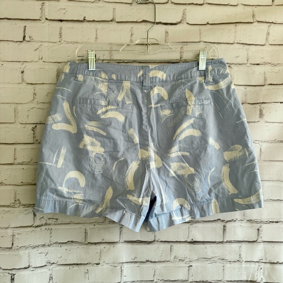 A New Day Light Blue and White Patterned Women's Shorts - Picture 2 of 6